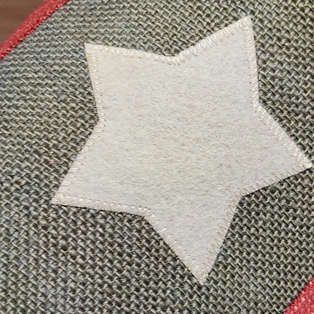 Jute Patriotic Pillows Indoor Outdoor Berlap Stars Patchwork 4th Of July America